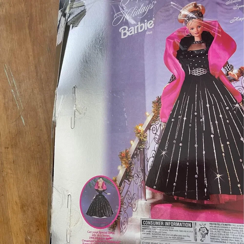 Barbie Holiday Christmas 1998 Happy Holidays